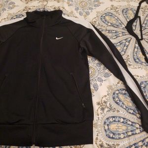 Nike Women's Black and White Sport Sweater